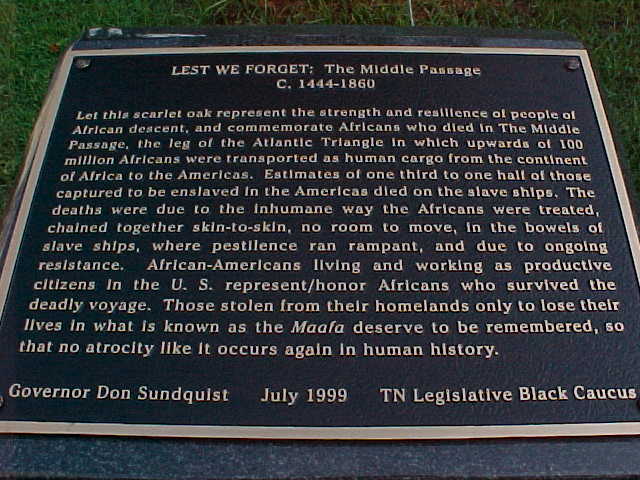 Middle Passage Monument